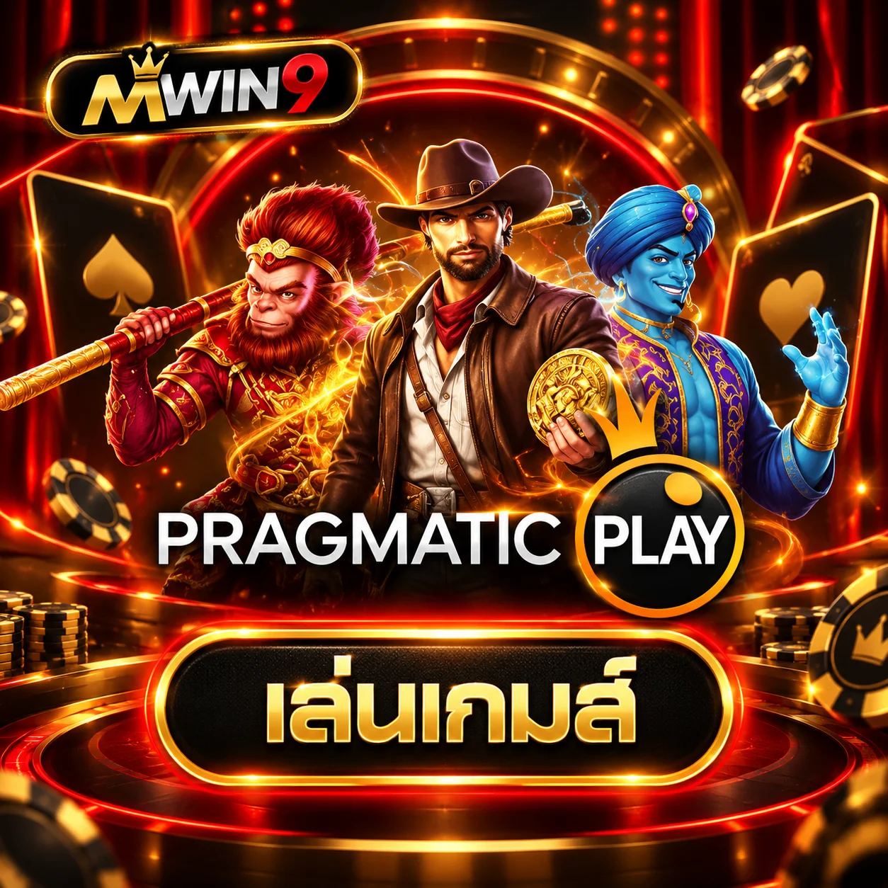 การ์ดทดลองเล่น Pragmatic Play บน MWIN9